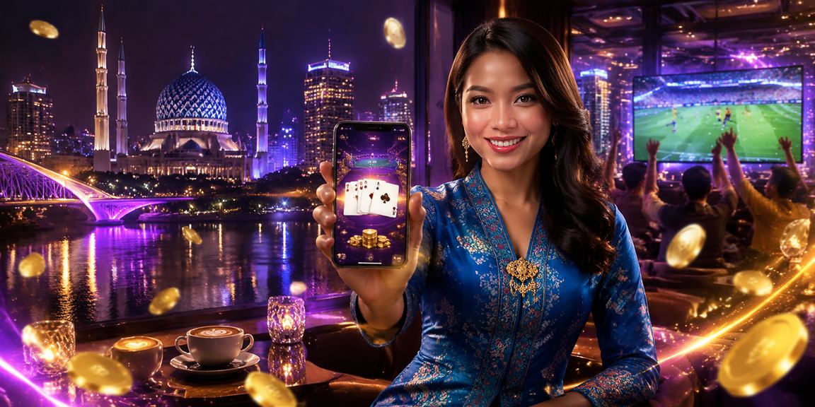 Pengguna Malaysia menggunakan aplikasi mudah alih ria66 untuk pertaruhan dalam talian